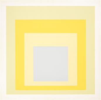 JOSEF ALBERS Two color screenprints.